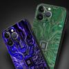 Luxury Phone Case For iPhone 11 12 13 15 14 Pro Max X XR XS 7 8 Plus SE 2020 Soft Cover Funda Inside Motherboard Circuit Board
