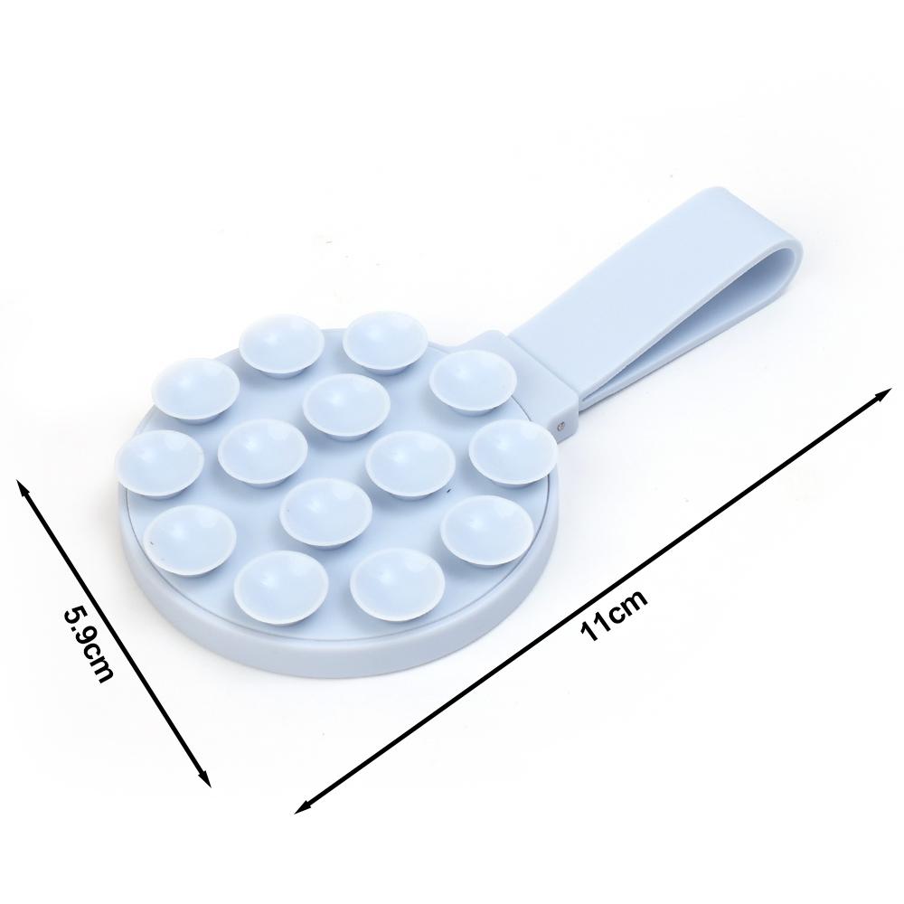 Магнитный держатель для телефона на присоске, цветное зеркало, силиконовый чехол-подставка с присоской для душа, держатель для iPhone 15 14 Magsafe