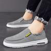 Летние дышащие парусиновые туфли мужские мокасины легкие кроссовки удобные повседневные мужские туфли легкие туфли на плоской подошве мужские прогулочные