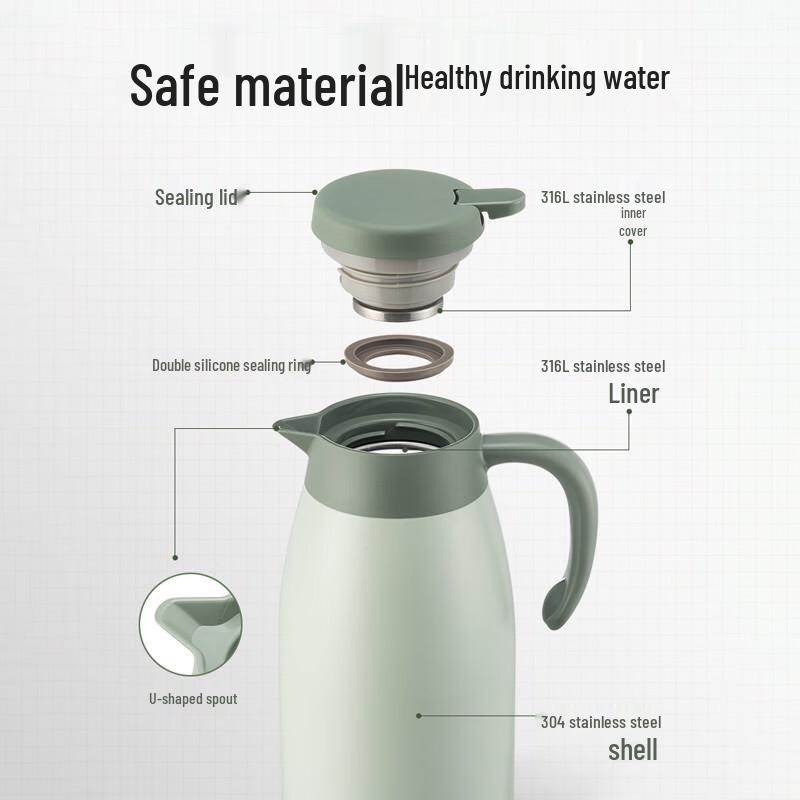 Supor 316L Stainless Steel Insulated Kettle