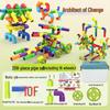 Large Early Education DIY Water Pipe Building Blocks for Kids