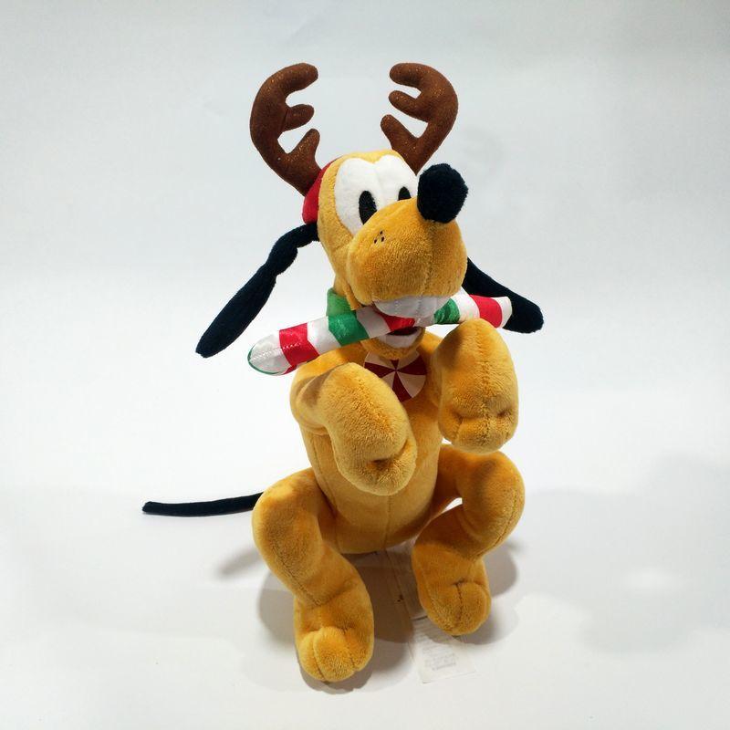 Kawaii 27cm Pluto The Pup Christmas Ver. Stuffed Plush Toys Soft Pluto Plush Dolls Toys Gifts For Children Kids