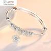 Exquisite Women's Silver Color Adjustable Bracelets with Hollow Bells Ball Fashion Party Female Jewelry Daily Collocation