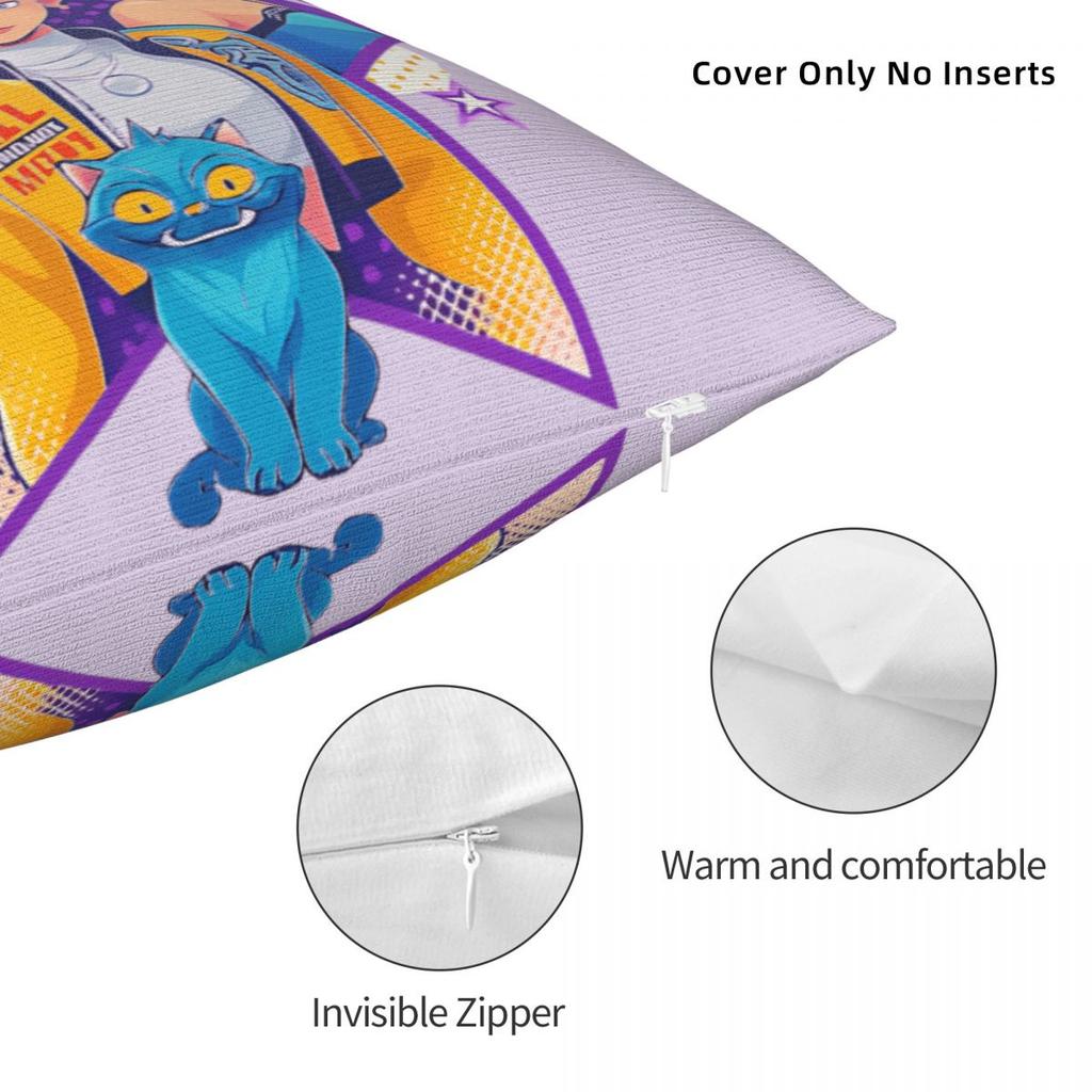 K-pop Охотники на демонов Наволочка Милая Забавная Наволочка Мягкая Графическая Наволочка Чехлы для подушек для Гостиной Стула