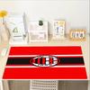 AC Milan Theme Mouse Pad, Non Slip Rubber Base, Multifunctional Office & Home Decor, Perfect for Workspace Personalization.