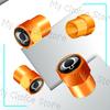 4Pcs Emblem Car Wheel Tire Valve Caps Tyre Rim Stem Airdust Waterproof Covers For Ssangyong Actyon Sport Korando Rexton Kyron