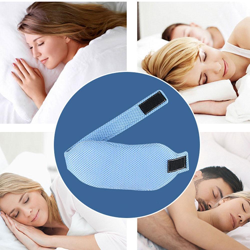 Ремень для остановки храпа CPA, ремешок для подбородка, апноэ во сне, решение для челюсти, черный/синий