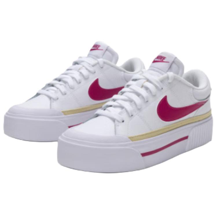 Nike Женские Court Legacy Lift Белый Золотой Красный DM7590-112