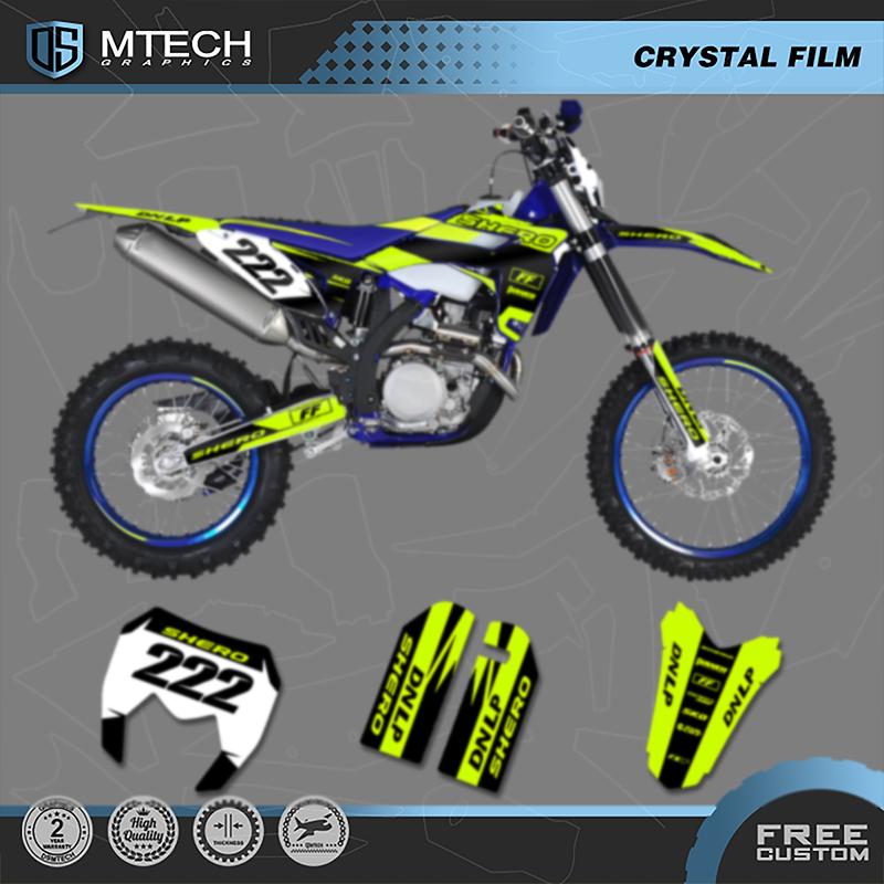 DSMTECH Custom Team Graphics Decals Stickers Kits For Sherco Decal 2012 2013 2014 2015 2016 SE SE250 300 001