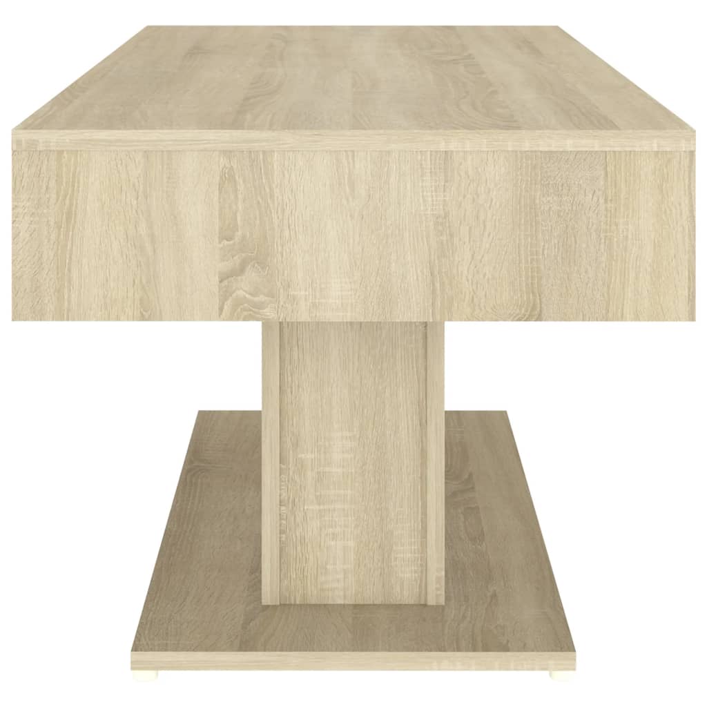 Coffee Table Sonoma Oak 96x50x45 cm Wood Based Material