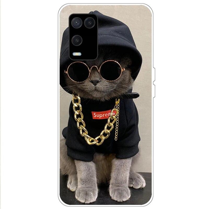 Чехол для OPPO A54, задняя крышка для телефона OPPO A54, 5G, 4G, чехол CPH2239 CPH2195 OPPOA54 A 54, силиконовый мягкий бампер, черный чехол из ТПУ