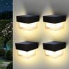 KINGHE Solar Outdoor Wall Lights, Bracket Lights, Wall-Mounted, Automatically Turns On, Ideal for Entryways, Patios, Gardens, Verandas, Garages,