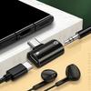 Адаптер USB C на 3,5 мм для наушников и зарядных устройств с 3,5 мм портом для наушников, быстрая зарядка PD60W, дизайн из алюминиевого сплава