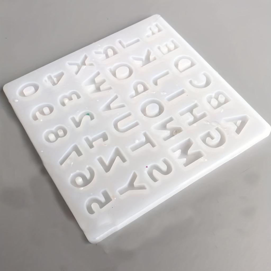 1pc-26 Capital Letters Resin Silicone Mold Letter Epoxy Mold DIY Jewelry Making Accessories Digital Keychain Mold