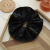 Oversized Solid Color Scrunchies Korean Satin Large Elastic Hairbands Hair Rings Rubber Band For Women Ponytail Hair Accessories
