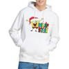 SpongeBob SquarePants Mens Wrap Star At Christmas Hoodie