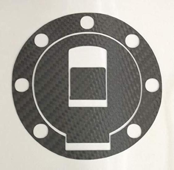 HASEPRO Magical Carbon Motorcycle Tank Cap for Yamaha 7-Lug (Black) CBY-01