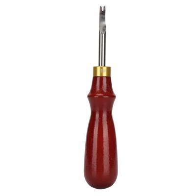 Фаскосниматель для кожаного края DIY Изготовление Эргономичная Деревянная Ручка Выдвижное Лезвие Высокоуглеродистая Сталь Инструмент для Прорезания Пазов в Коже