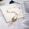 Exquisite Chinese Style Necklace Long Tassel Butterfly Pendant Necklace  Hanfu