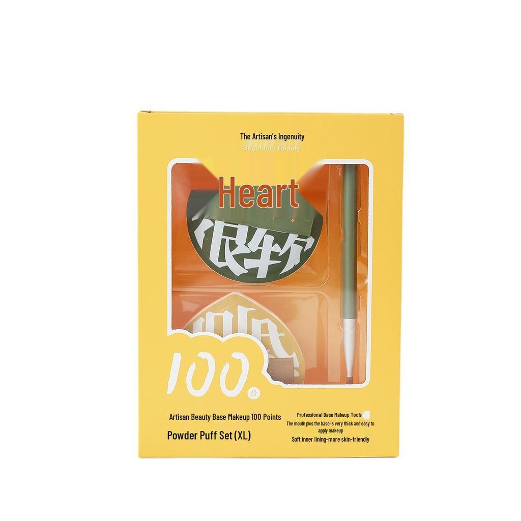 100% Хлопок Двусторонний Зефирный Спонж для Лица Консилер и Спонж для Нанесения Пудры