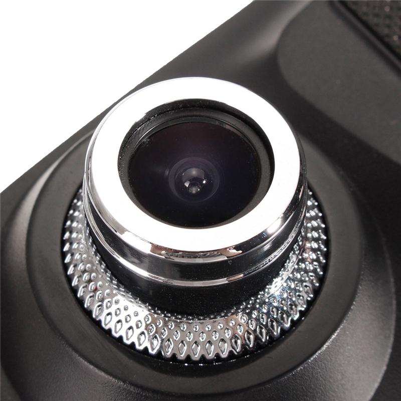 5-дюймовый HD 1080P светодиодный экран G-сенсор с двумя объективами G-сенсор зеркало заднего вида Автомобильный видеорегистратор ночного видения