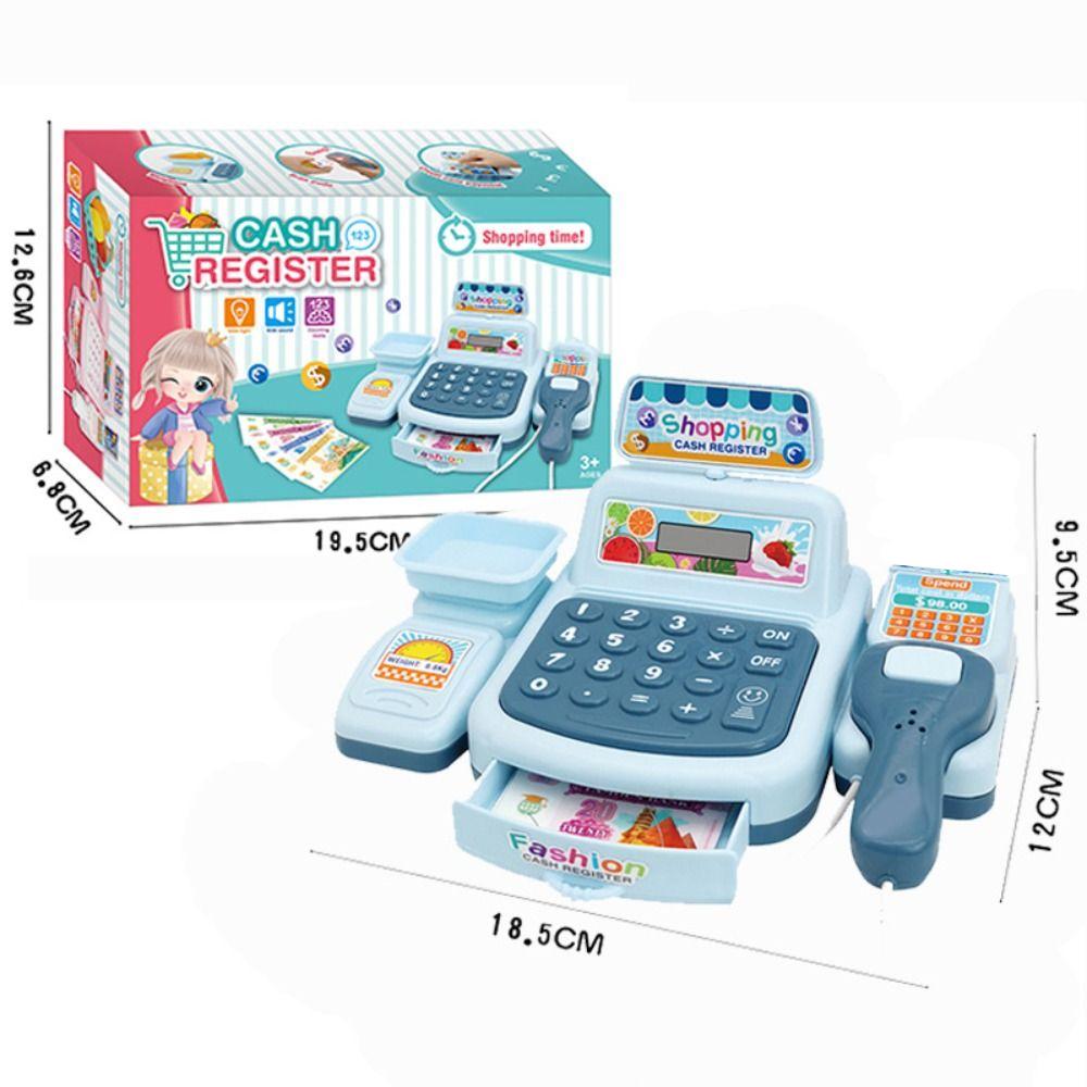 Sound Effects Simulation Cash Register Role Play Supermarket Cashier Toys  Children's