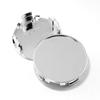 63.5mm Silver Wheel Center Caps (4 pieces)