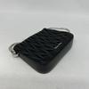 [Pre-Owned] Sassy Silver Logo Pleated Soft Lambskin Tote Bag Medium - Excellent #1RXHS03