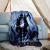 Personalized Custom Name Blanket - Solo Leveling Print Design,Blanket for Sofa,Bed,Travel,Camping - Soft and Warm, Great Gift