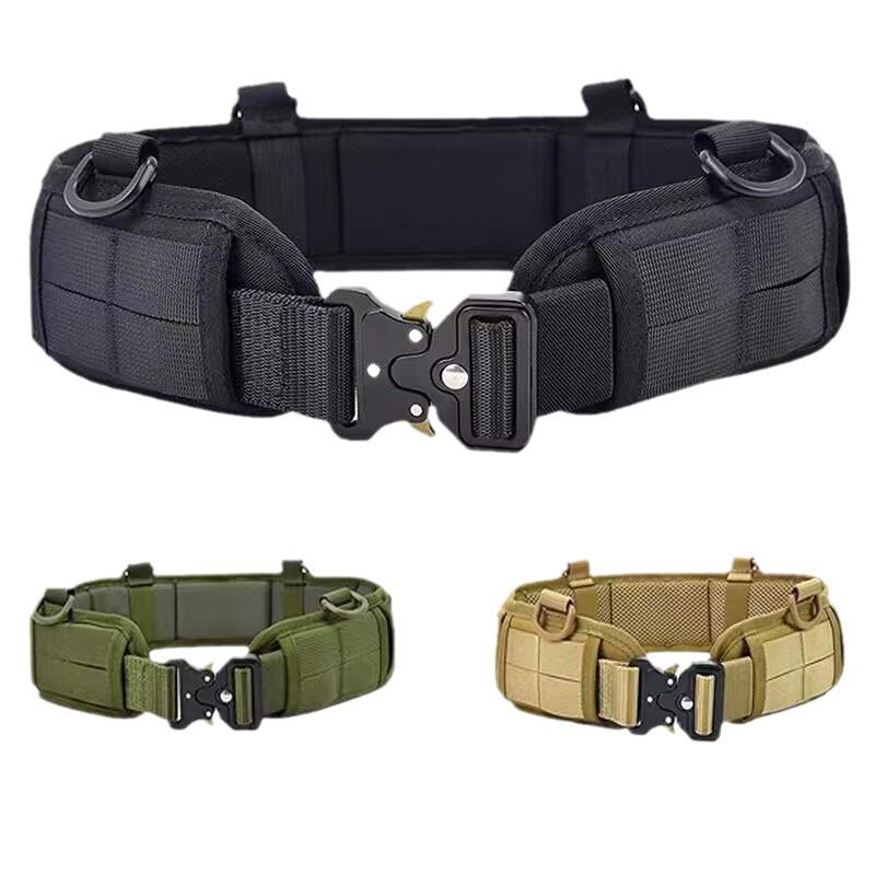 Тактический военный пояс Molle — быстросъемный, многофункциональный поясной уплотнитель из сплава для обеспечения безопасности и тренировок CS.
