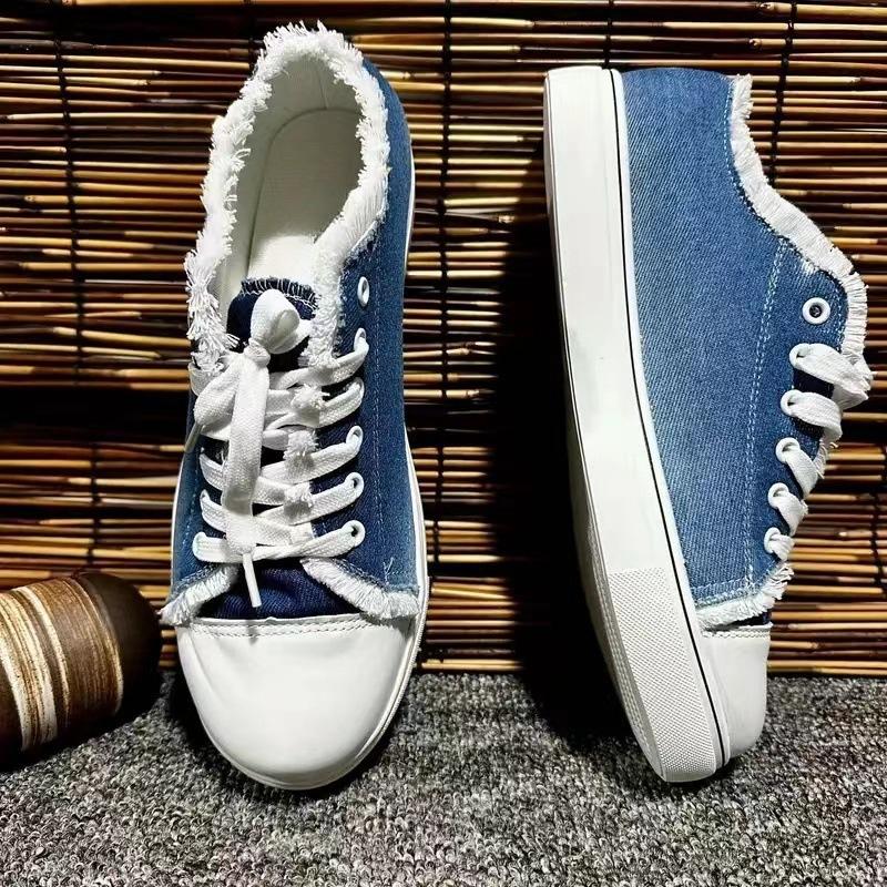 Холщовые туфли с цветочным черепом 2025 Весна Осень Женские Большой размер Плоские кроссовки Женская обувь на шнуровке Повседневная вулканизированная обувь Zapatos