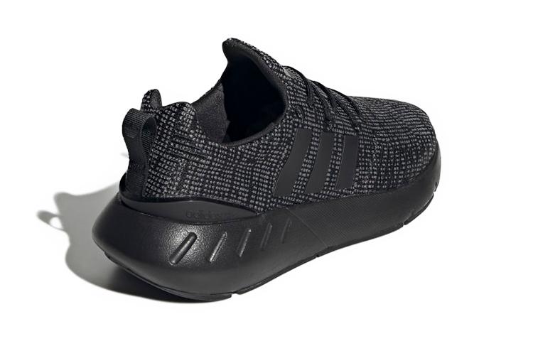 adidas Swift Run 22 Черный Серый Облачно-Белый GS GW8166