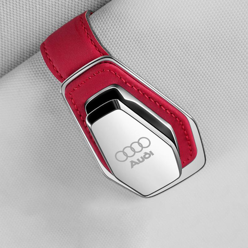 Для Q5 Sline Q7 Q5 S4 S5 A3 A5 A4 A6 C7 TT Q4 RS A1 A7 Автомобильный Держатель для Солнечных Очков Хранение Очков Билетов Карточек Зажим Авто Аксессуары