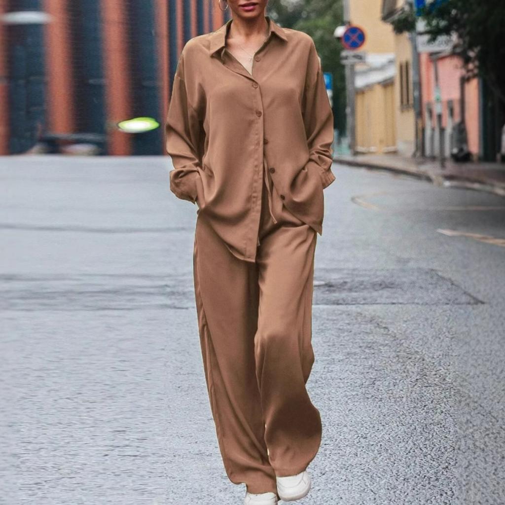 IHUASU Women's Fashion Multi-color Loose Casual Suit