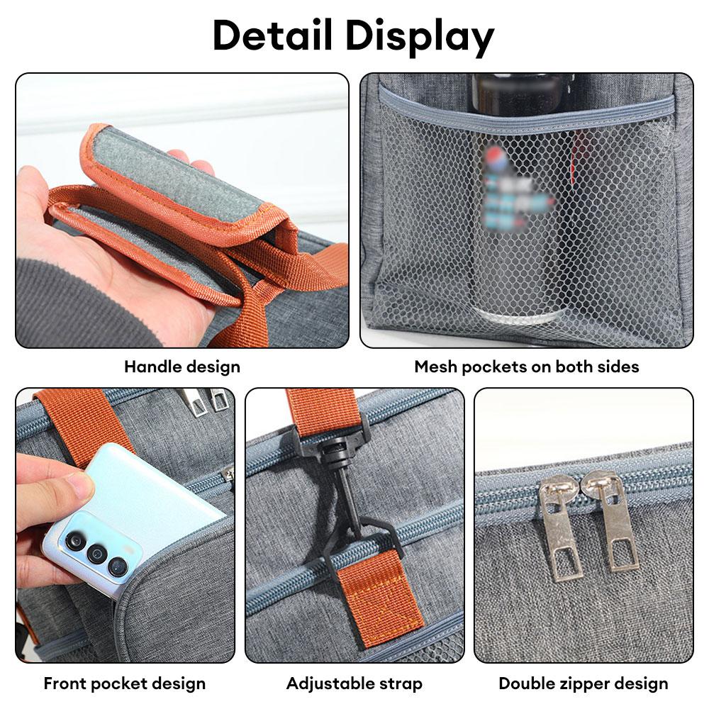 Портативная термосумка для обеда, сумки-холодильники для еды для пикника, изолированный чехол, прочный водонепроницаемый офисный мешок для обеда, сумка через плечо, охлаждающая коробка