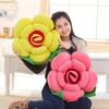 Creative Three-dimensional Rose Throw Pillow Plush Toy Flower Rose Doll Home Decoration Valentine's Day Gift