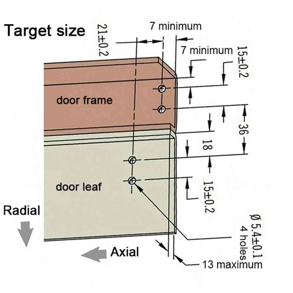 180 degrees Stainless Steel Hidden Hinge Window Accessories Sliding Limit Hinge Furniture Supplies