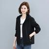 Spring Autumn Windbreak Jacket Women Hooded Coats Casual Basic Jackets Trench Coat Outwear