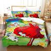 Комплект постельного белья Manga Candy Single Twin Full Queen King Size Bed Set Adult Kids Bedroom Duvet Cover Sets 3D Print Anime Bed Set
