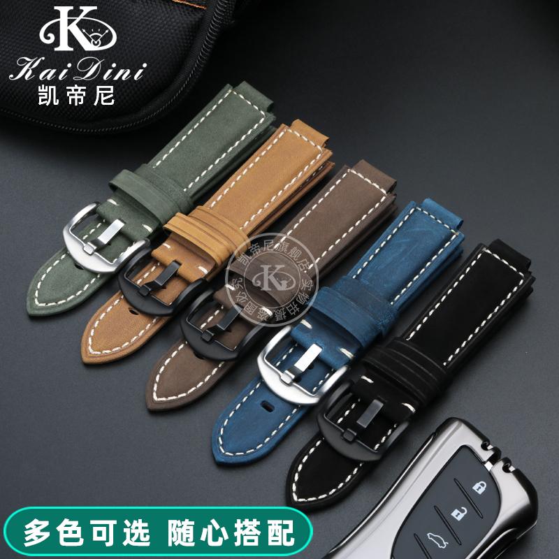 Для Casio AP Farmhouse дуб Ремешок для часов GA-2100 GM-2100 Модифицированный матовый винтажный кожаный ремешок для часов 16 мм мужской Аксессуары для браслета