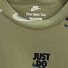 Nike Футболка с круглым вырезом и короткими рукавами со сплошным принтом, мужские топы, зеленая, DZ2992-386