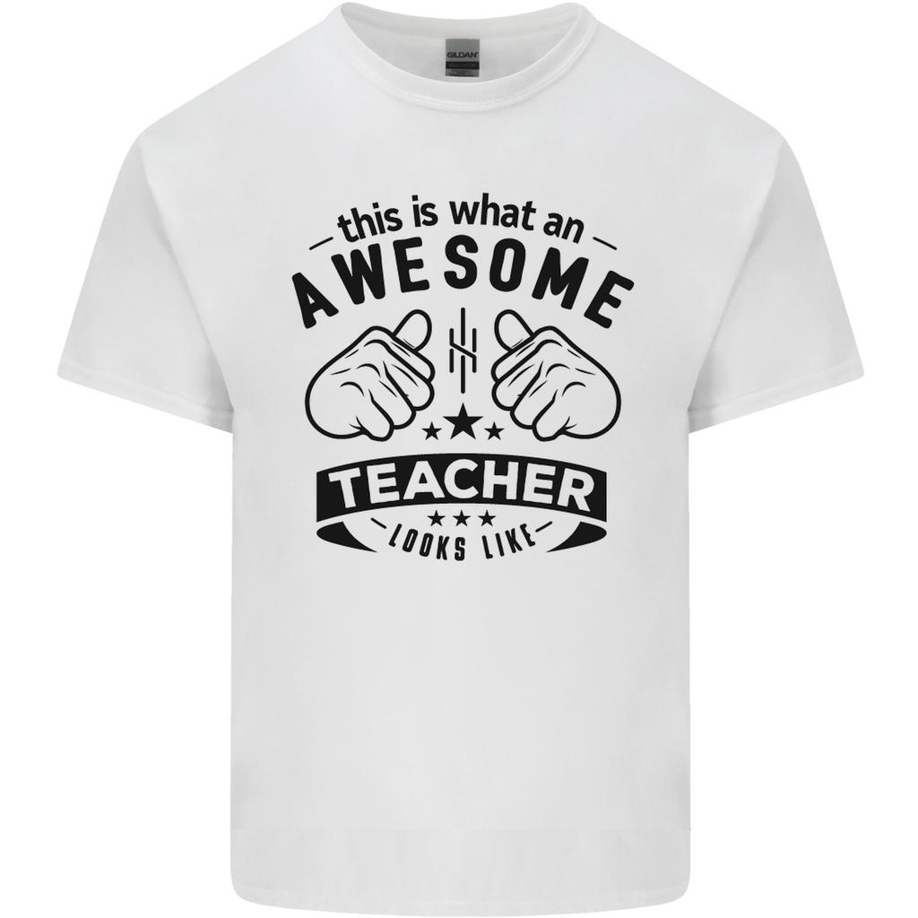 Awesome Teacher Looks Like Teaching Funny Unisexs Light Cotton TShirt