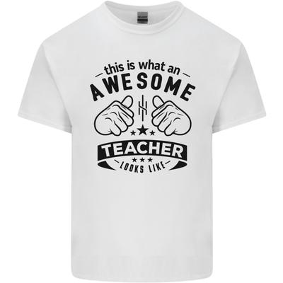 Awesome Teacher Looks Like Teaching Funny Unisexs Light Cotton TShirt