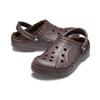 Crocs Baya EVA Легкие Клоги с круглым носком и теплой хлопковой подкладкой Унисекс Клоги Коричневый 205969-22Z