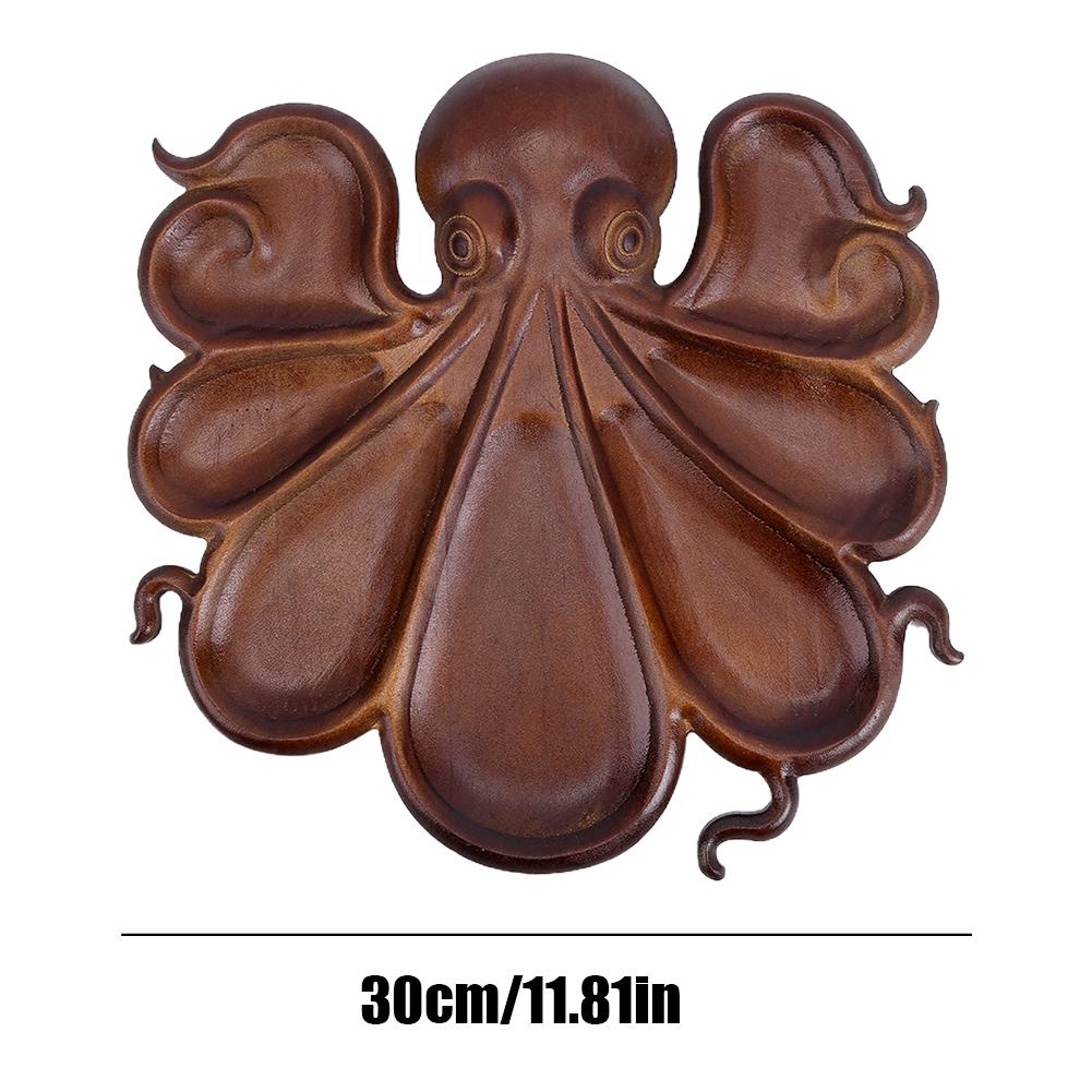 Octopus Charcuterie Platter Charcuterie Board Animal Themed Charcuterie Tray Multi-Function for Seafood Lovers & Entertainers