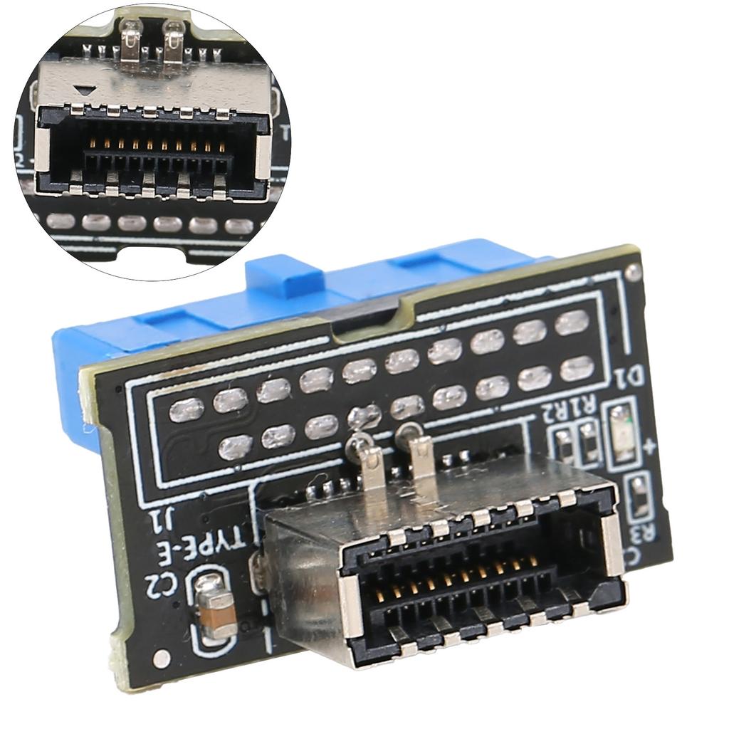 Board Adapter KeyA 20Pin TypeE to 19Pin USB 3.0 Male Extension Front Panel Socket