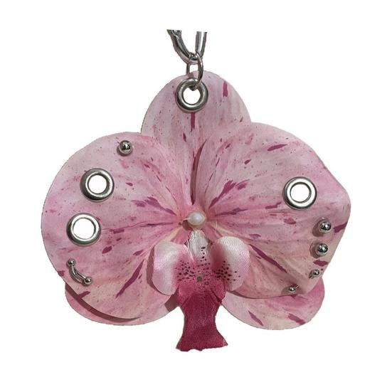 Брелок-подвеска в форме цветка, реалистичный внешний вид, легкий сплав, органайзер для ключей, цветочная декорация для сумки