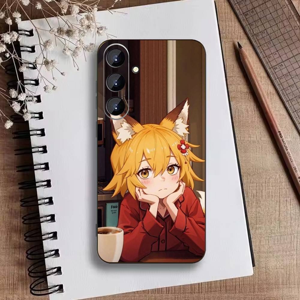 The Helpful Fox Senko-san Senko Phone Case For Samsung Galaxy A73,A72,A71,A70,A52,A51 Others Soft Black Cover