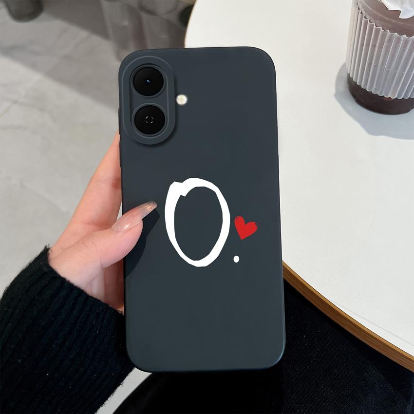 Розово-черный чехол для телефона в парном стиле для Tecno Spark Go 2 3 1 1S, простой корпус с буквами, мягкий силикон, противоскользящий, прочный корпус