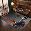Elvis Presley Personalized Crystal Velvet Carpet, Customized Name Text Soft Anti‑Slip Rug for Living Room Bedroom